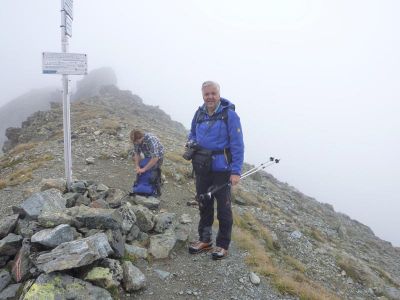 009-Die Bergwanderer am Madnaljoch